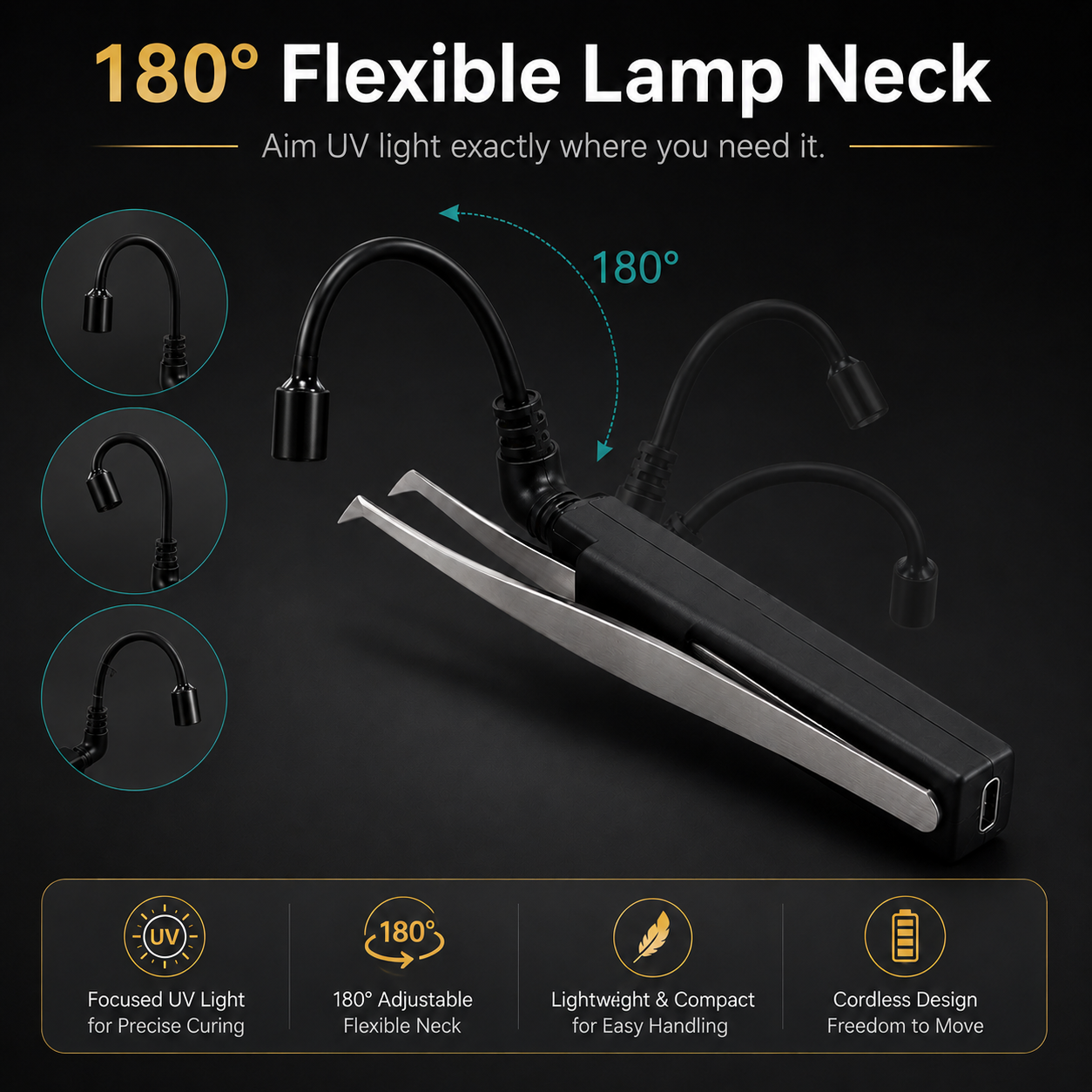 Wireless Mini UV Lash Lamp