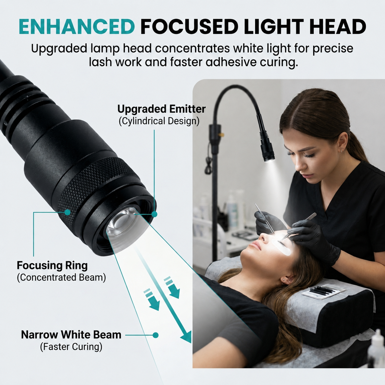 White UV Lash Lamp