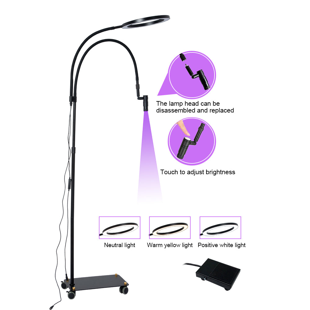 2 in 1 UV Lash System With 10 Inch Ring Light