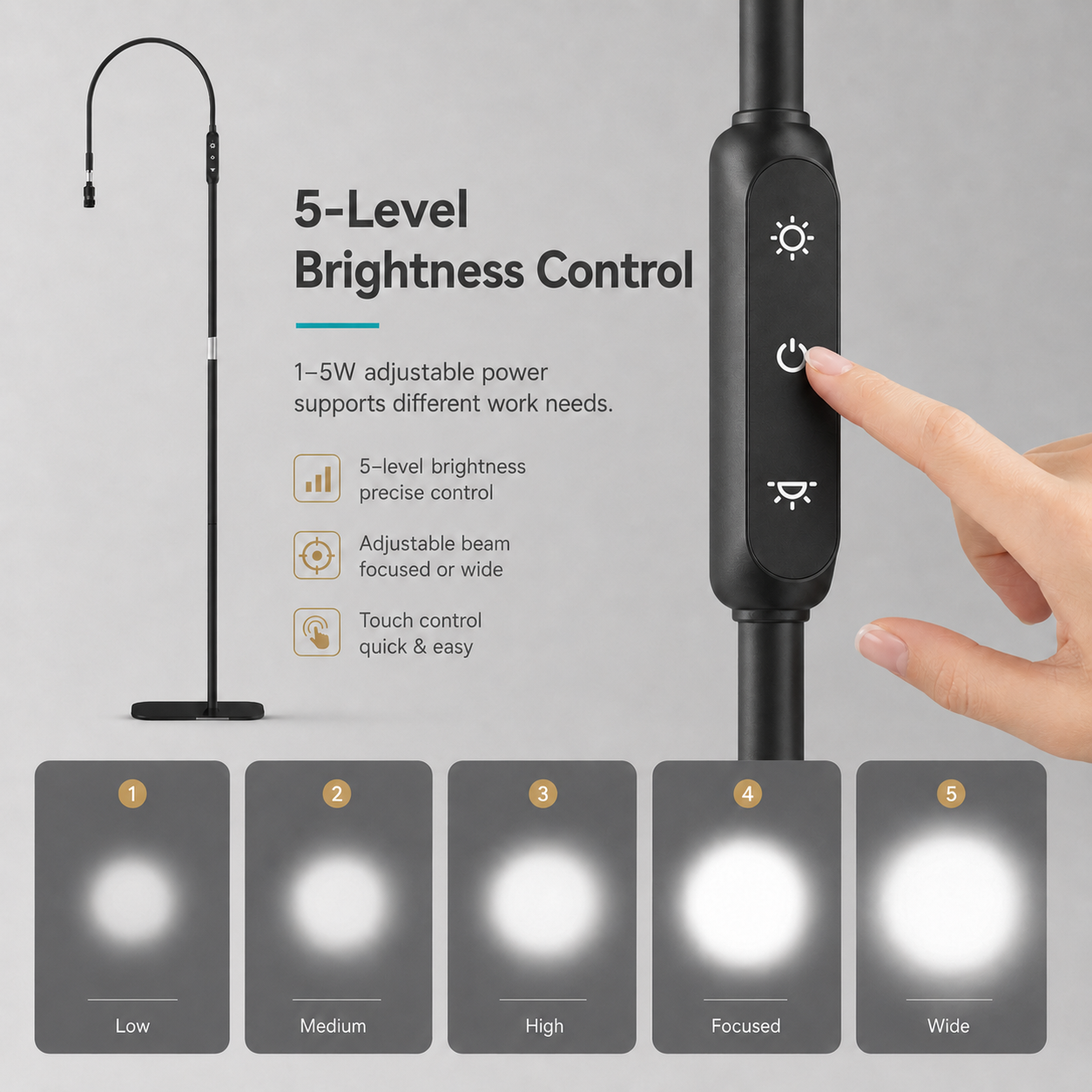 405nm Touch UV Lash Lamp