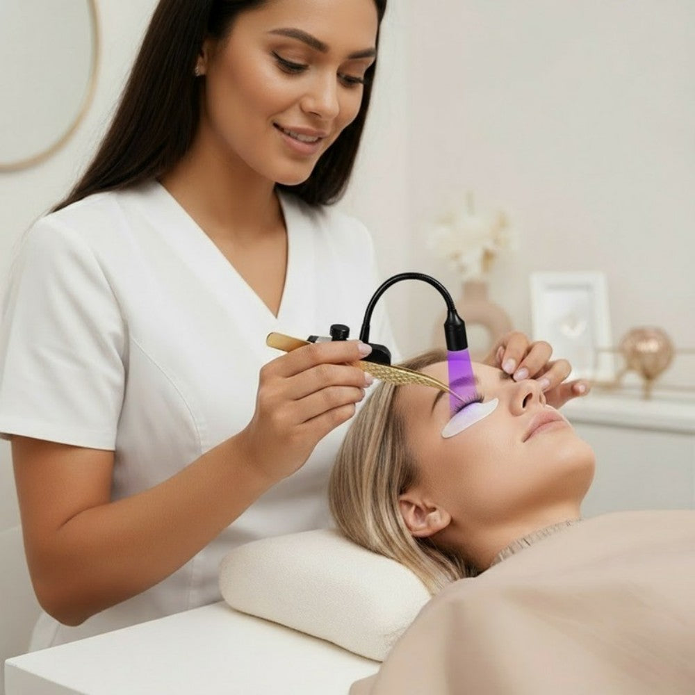 1.8W Handheld UV Eyelash Tweezer Light