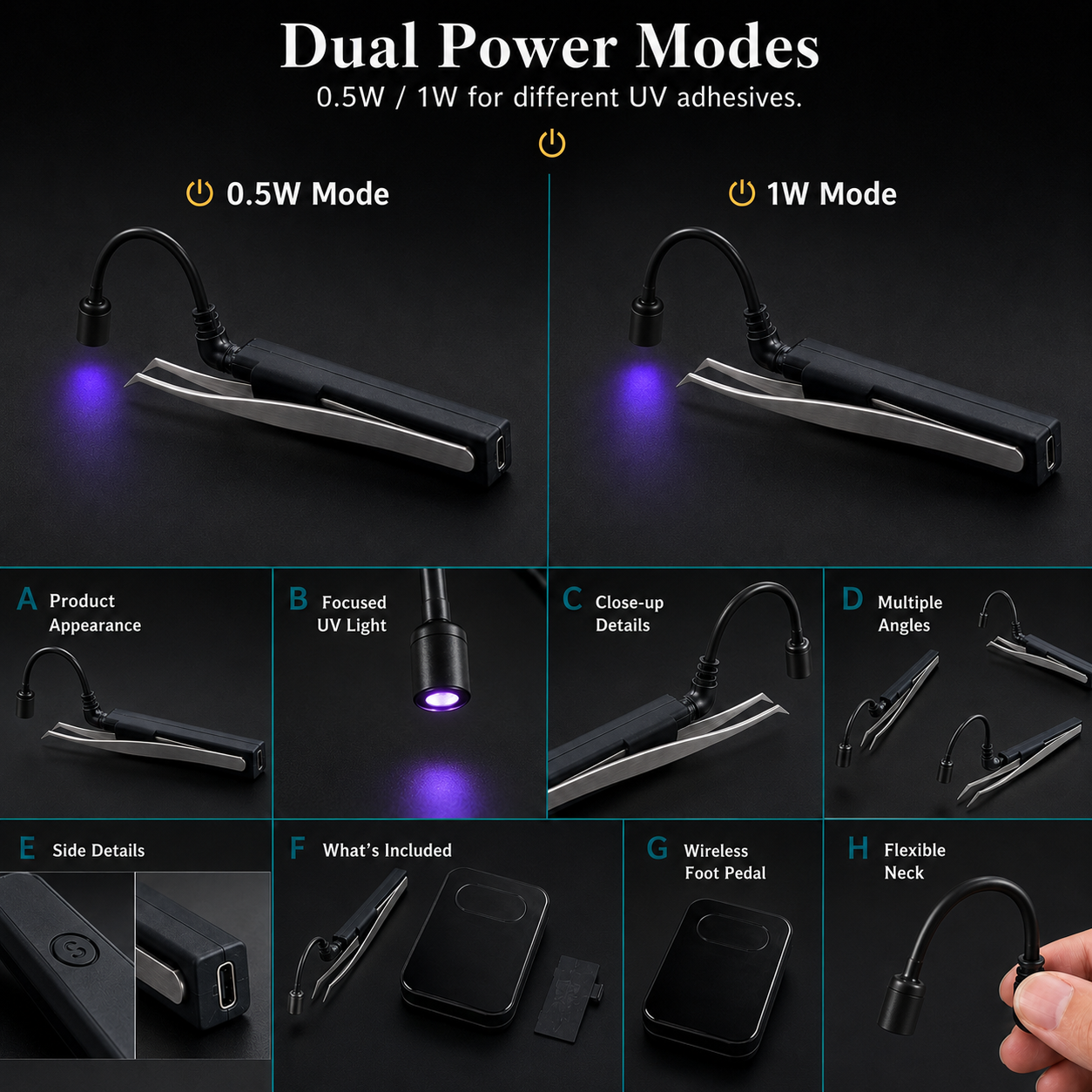 Wireless Mini UV Lash Lamp